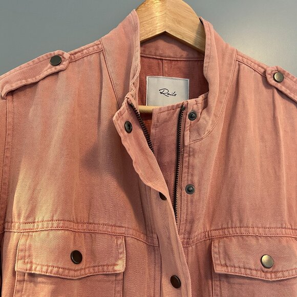 NEW Rails Women Collins Jacket - Dusty Rose size M - Picture 1 of 6